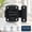 Black, variant on Gate Latch Slide Bolt Lock, Medium Size Double Sided Rotate Gate Hardware, SUS304 Stainless Steel Slide Bolt for Storage Box, Cabinet, Shed Door Matte Black 63mmx55mm
