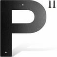 thumbnail image 2 of Clearance! 6 Inch Metal House Number Metal Letters House Address Number House Numbers for Outside Mailbox Numbers for Outside Black Modern Metal Numbers and Letters, 2 of 8