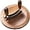 Natural, variant on Salad Chopper With Round Wood Cutting Board - Mezzaluna Knife with Protective Cover and Anti-Slip Handle Stainless Steel Chopper Vegetable Cutter Onion Chopper Mincing Knife Pizza Cutter