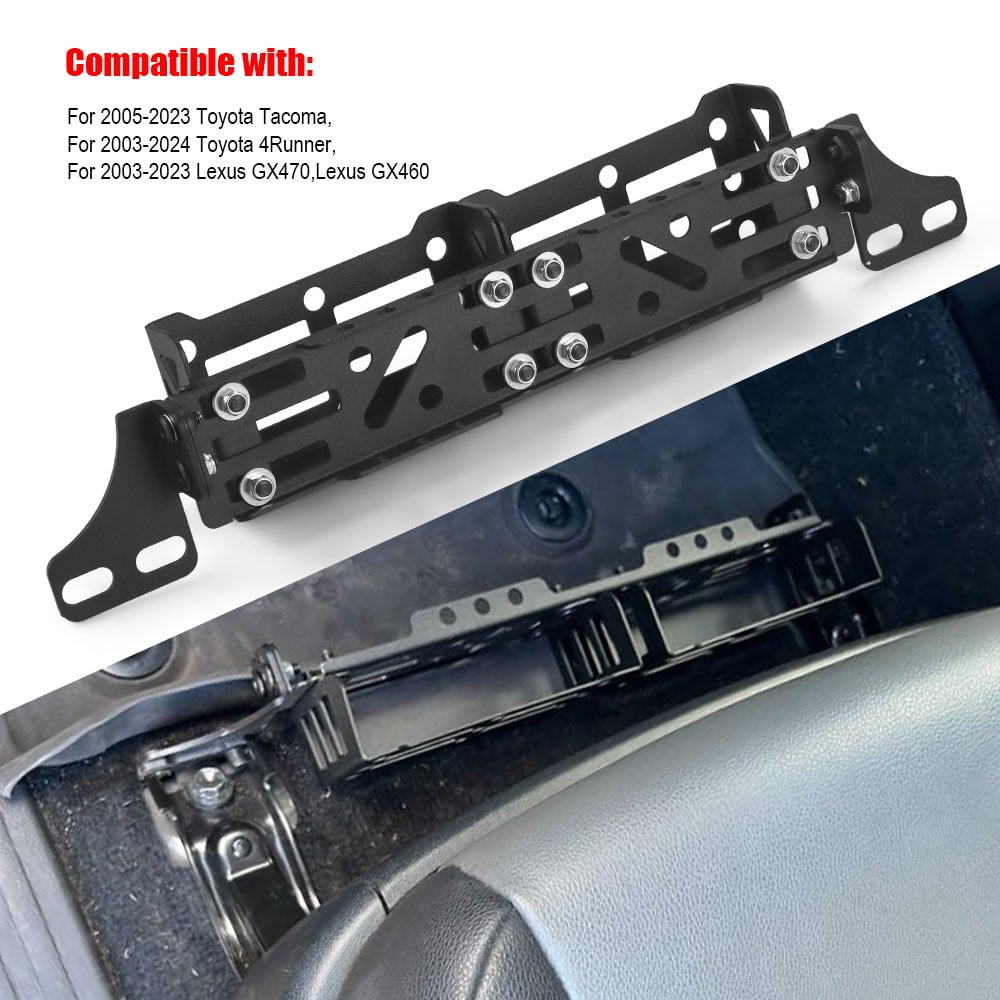 Universal Front Seat Brackets Multifunction Tactical Organizer Storage Tray
