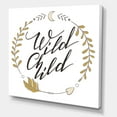 thumbnail image 3 of Designart ' Wild Child Under Arrows Circled ' Traditional Canvas Wall Art Print, 3 of 4