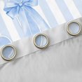 thumbnail image 4 of Manfei Alphabet J Design Blackout Curtains Set of 2 (52x84 Each),Blue Kawaii Bow Knot Curtain, 4 of 6
