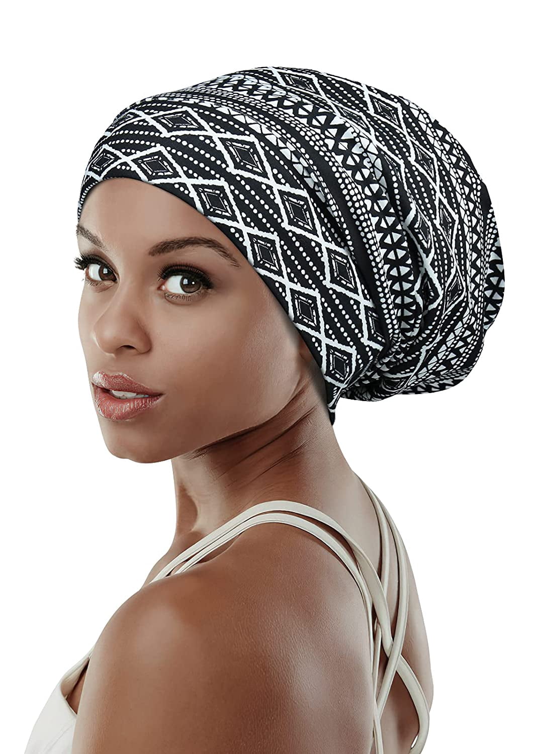 Women's Sleeping Hat,Satin Liner Oily 