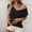 Black, variant on Olyvenn Stylish Women's Sleeveless Sweater Vest Casual V Neck Cap Sleeve Knit Pullover Tank Tops Spring Clothes Black L