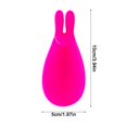 thumbnail image 4 of Tea Bag Hanger  Cute Rabbit Shape Silicone Tea Bag Holder  Soft and Reusable Tea Bag Clip  Candy Colors Spoon Tray Fixed Teacup Decoration  for Party Banquet Gathering, 4 of 5