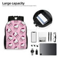 thumbnail image 6 of Hello Kitty Backpack, Travel Laptop Backpack, Water Resistant College School Computer Bag, Durable Daypack, Fit 16 Inch Notebook, 6 of 8