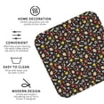 thumbnail image 4 of Lsque cute insects Pattern 4" Drink Coasters Set of 6, Leather Absorbent Coasters, Table Coaster Set Decorative Coffee Cup Coasters Housewarming Gift,Square, 4 of 7