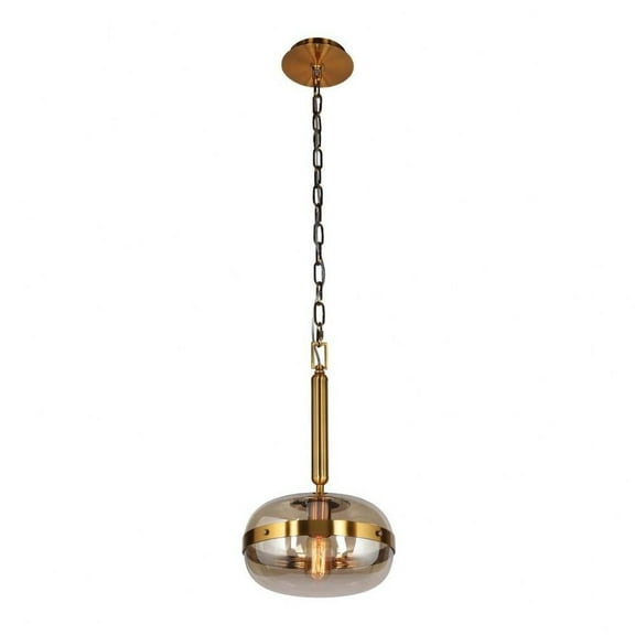 1 Light Medium Pendant 13.75 inches Wide By 20 inches High Bailey Street Home 79-Bel-4187014