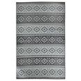 thumbnail image 2 of Erbanica 8' x 10' Dark Grey Geometric Indoor Outdoor Reversible Plastic Rug, 2 of 6