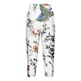 thumbnail image 5 of Womens Pants Casual Women's Summer Casual Elastic Waist Printed Cropped Pants Womens Pants, 5 of 5