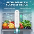 thumbnail image 3 of Odor Eliminator, Rechargeable Odor Eliminator For Fridge, Compact Cordless, No Filter Replacement, Odor Control For Kitchen, Freezer & Food Storage, Make Food Even Fresher (Gold), 3 of 7