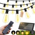 thumbnail image 1 of Luces solares FUANXIEI ST38 de 15 m, resistentes al agua, con control remoto, 1 of 9
