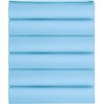 thumbnail image 1 of Mocassi 1500 Thread Count Pack of 6 Flat Sheet,King, Aqua, 1 of 3