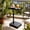 Black, variant on Puedo Adjustable C Shaped End Table with Wheels, Mobile Side Table for Sofa, Bed, Living Room,Home Office, Black
