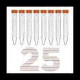thumbnail image 2 of Tubo de CentríFuga CóNico - Tubos de CentríFuga de 15 Ml, 25 Tubos EstéRiles con Tapones de Rosca A Prueba de Fugas, Tubos CóNicos, 2 of 7