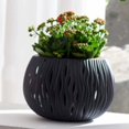 thumbnail image 3 of Maceta Colgante Macetas Interior Al Aire Libre Balcón Patio Cesta Colgante Decoración Del Hogar - Negro, 3 of 5