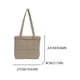 thumbnail image 3 of Bolso Mano 8053Bolso Tote Cuadros Nylon Gran Capacidad (Kaki), 3 of 9