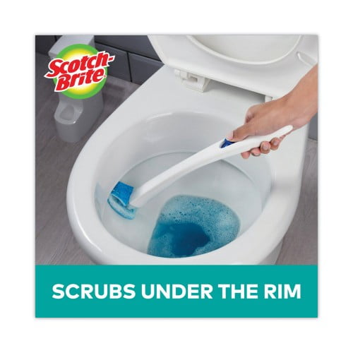 Scotch-Brite Disposable Toilet Scrubber Refills, Removes Rust & Hard Water Stains, 48 Disposable Refills