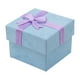 thumbnail image 2 of Caja pequeña azul morado VelvBlue 5Pzas Azul 4x4x2.5cm Cartón Joyero., 2 of 3