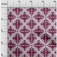 thumbnail image 1 of oneOone Cotton Silk Fabric Check Kasuri Printed Fabric 1 Yard 42 Inch Wide, 1 of 4
