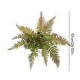 thumbnail image 3 of Artificial Greenery Wall Panel 23.62In Authentic Foliage Detail Long Lasting Fresh Look Safe Gentle Material Build for Indoor Outdoor Home Table Store Hallway Vase Combination Decor, 3 of 6