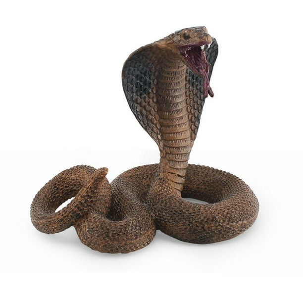 Simulación de serpiente, modelo de reptil salvaje, figuras de acción de animales realistas, adorno estático, decoración, regalos