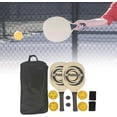 thumbnail image 3 of YIXIGGC Pickleball Paddles Set 2 Paddles 4 Balls(26 Holes) Non Slip Handle 2 Hand Glue 2 Bracers Racquet Pickleball Rackets for Player Beginner Play HW97-697, 3 of 3