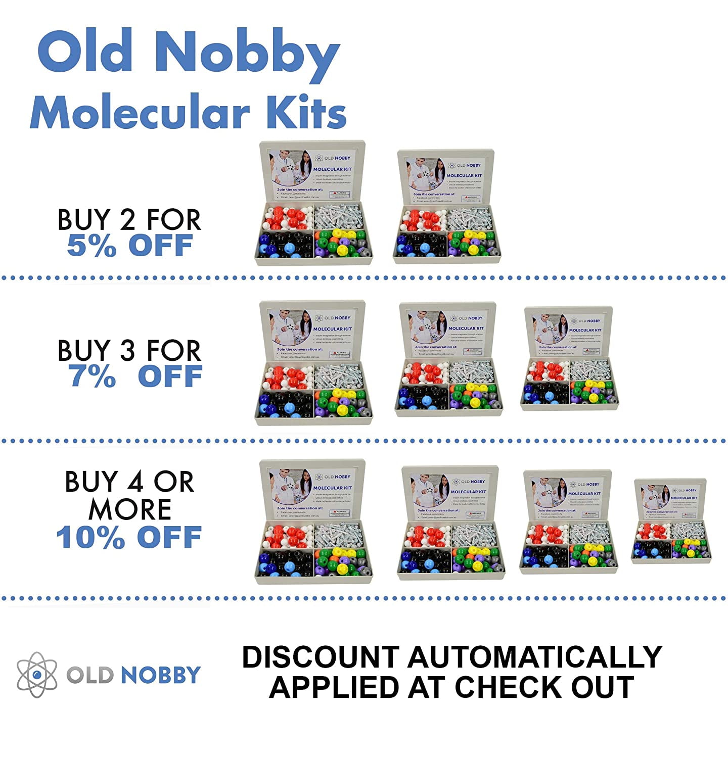 Old Nobby Organic Chemistry Model Kit (115 Pieces) India | Ubuy