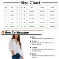 thumbnail image 3 of Blouses Décontractées pour Femmes Col en V Pull Lanterne Manches Longues T-Shirt Uni Tee Top Blouses pour Femmes, 3 of 6