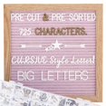 thumbnail image 1 of Pink Felt Letter Board 10x10 Inch Pre Cut & Sorted 725 Letters First Day of School Board Changeable Letter Boards Message Board Classroom Decor Farmhouse Wall Decor Sign Board, 1 of 1