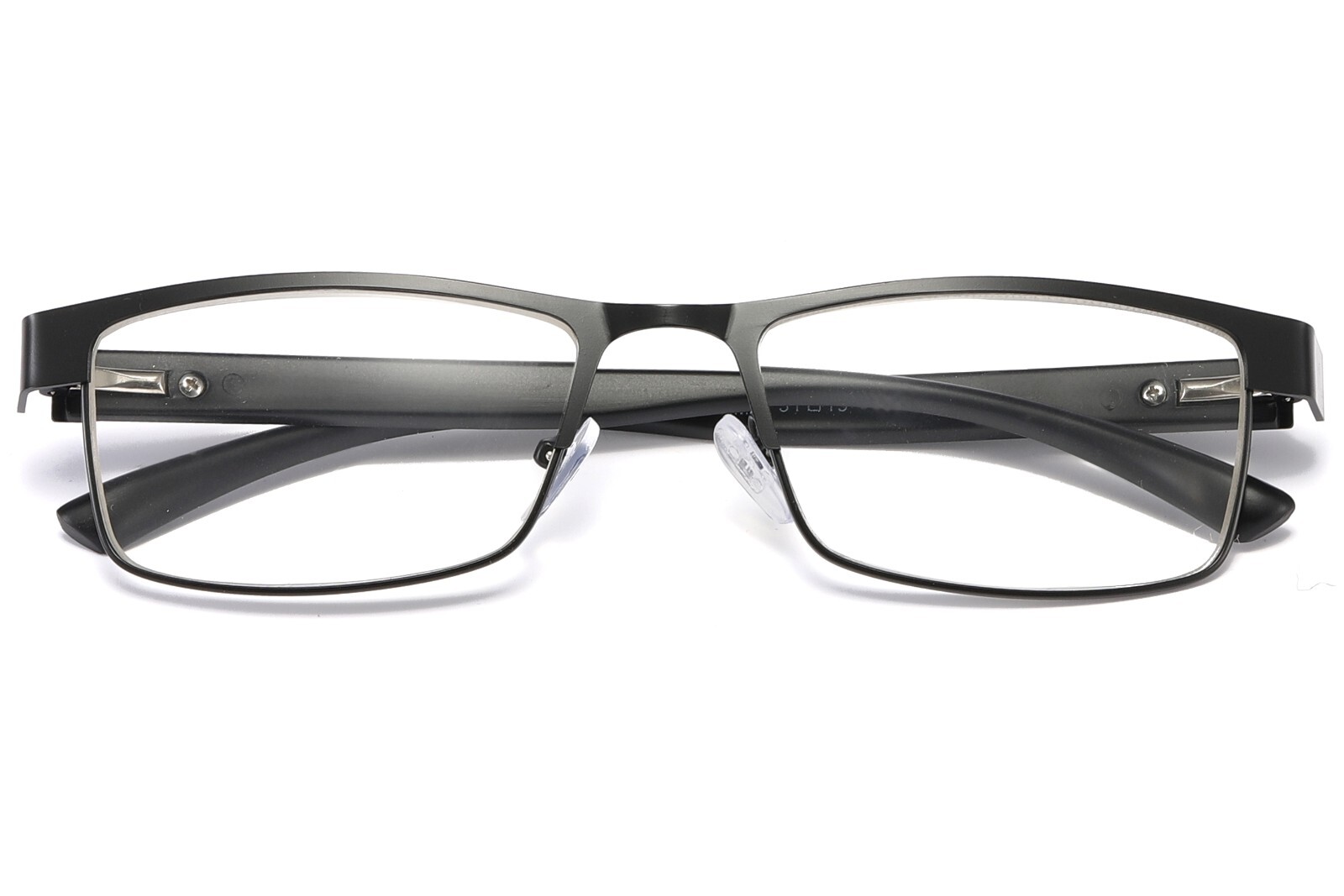 7 Pairs Mens Rectangular Blue Light Blocking Reading Glasses Spring Hinge Readers +3.00