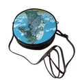 thumbnail image 4 of Lsque Cracked Earth Head Tree Pattern Shoulder Bag – Microfiber Leather Crossbody with Detachable Strap & Handle Ring, Waterproof & Durable, Elegant Everyday Carry, 4 of 5