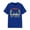 A-Blue, variant on Luwomo Short Sleeve T Shirts for Women Cat Graphic Print Short Sleeve Crew Neck Tee Ladies Tops