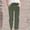 Army Green, variant on Qulqfy Womens Corduroy Pants Lounge Cotton Drawstring Comfort Casual Wide Leg White Pants 3XL
