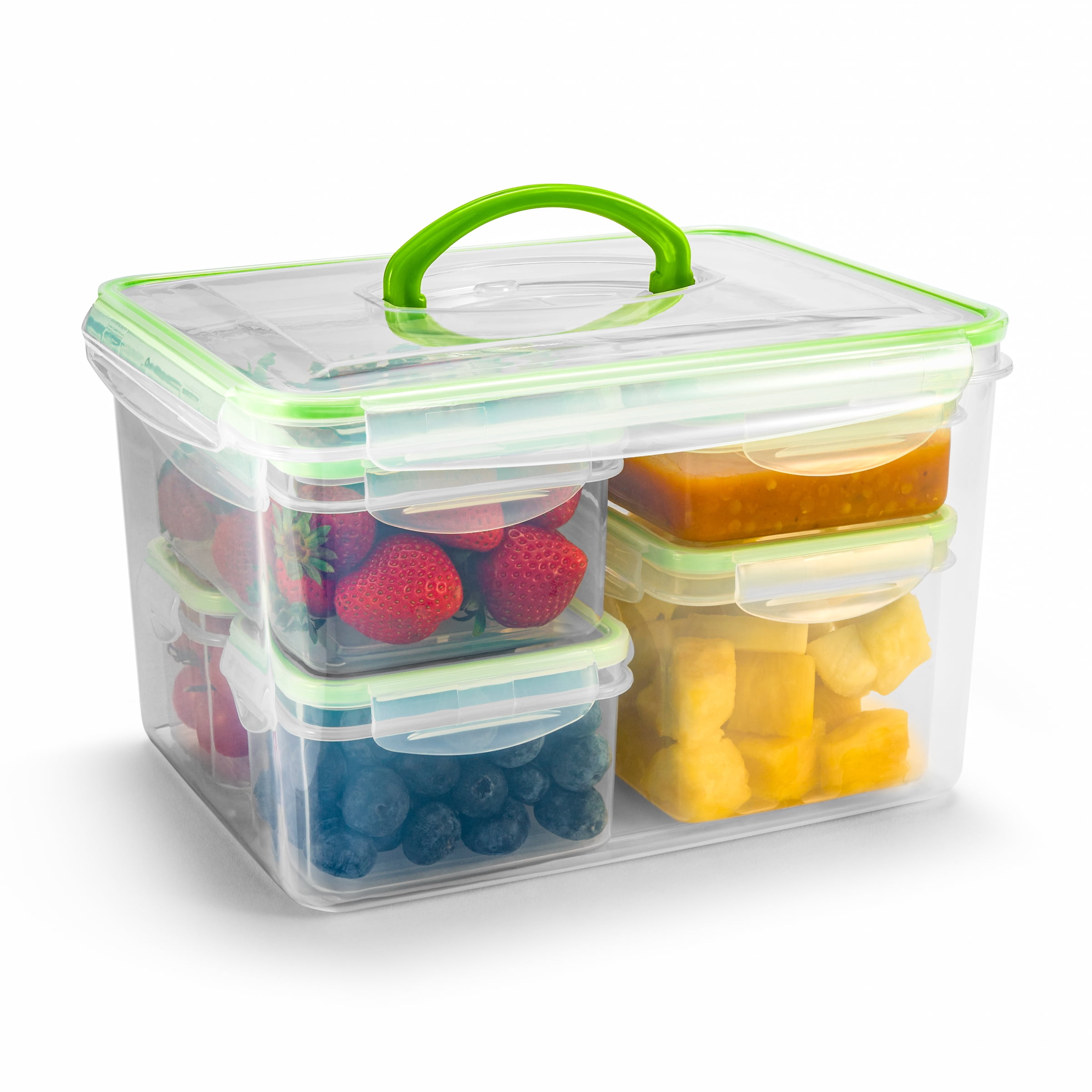 Sorbus 6-Piece Airtight Storage Containers with Snap-on Lids, BPA-Free, Kitchen & Home