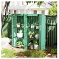 thumbnail image 2 of Lean-to Greenhouse 3 Tier Shelves, Portable PE Greenhouse w/ 2 Doors, 56.7"x18.9"x59.8", Green, 2 of 9