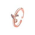thumbnail image 2 of Letter Ring 26 English Letter Art Design Combination Diamond Couple Gift, 2 of 9