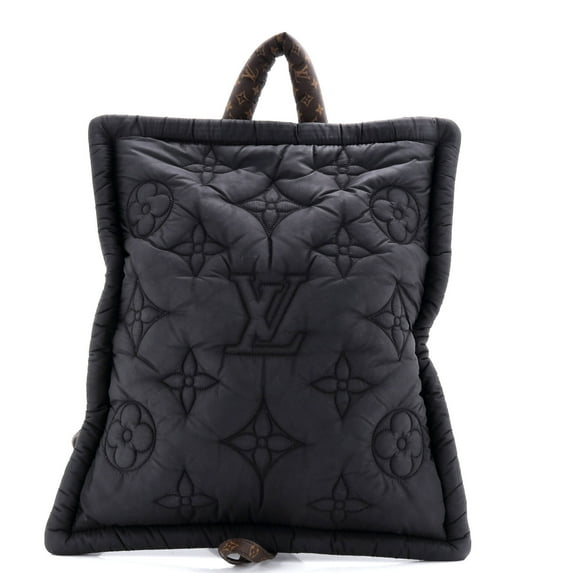 Pre-Owned Pillow Backpack Monogram Quilted Econyl Nylon By Rebag