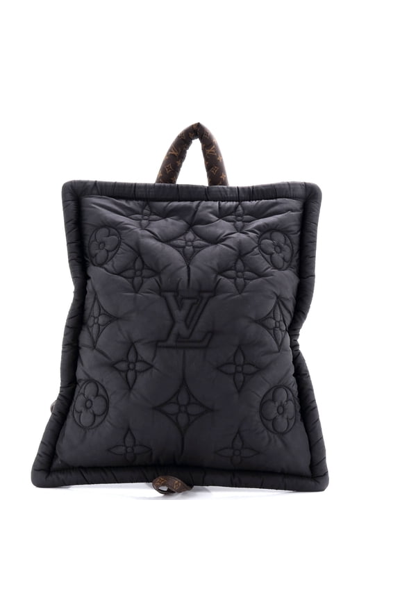 Pre-Owned Pillow Backpack Monogram Quilted Econyl Nylon By Rebag