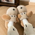 thumbnail image 4 of KANG Adorable Puppy Design Girls Slippers Cozy Indoor Footwear With Sole For Winter Warmth And Comfort, 4 of 9