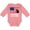 Mauve, variant on Inktastic Military Uncle is My Hero Us Flag Boys or Girls Long Sleeve Baby Bodysuit