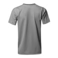 thumbnail image 2 of FashionOutfit Men's Solid Active Casul Mesh Original Short Sleeve Top, 2 of 3
