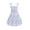 Blue-Floral, variant on Arshiner Girls' Summer Sundress Blue-floral Boho Spaghetti Strap Ruffled Tiered Midi Dresses Casual Cami Dress Size 12-13Y