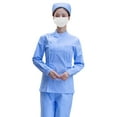 thumbnail image 3 of Conjunto de uniforme de enfermera perfecl Azul Talla M, 3 of 8