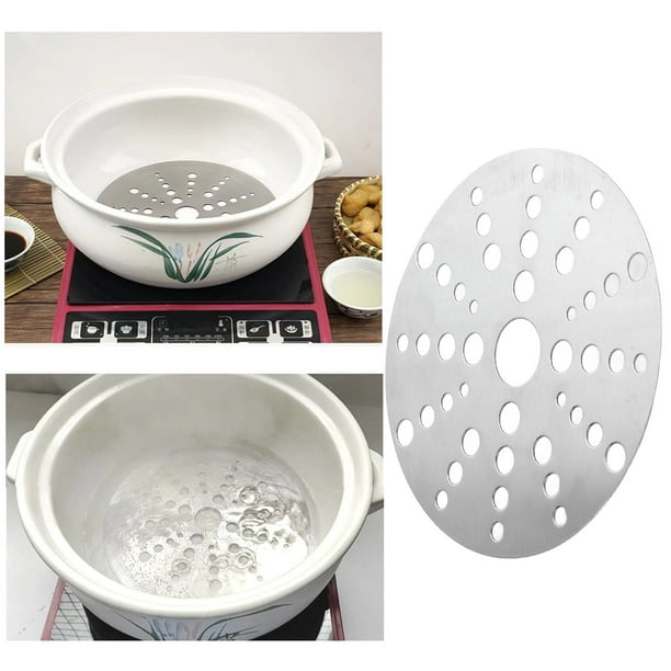 Disco Convertidor de DiFusor de Calor de Acero inoxidable para estufa de gas, Placa de Cocina de Vidrio