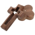 thumbnail image 5 of Worgeous 3pcs Wood Standing Cross Wooden Cross Decor Religious Table Alter Standing Table Cross Altar Cross With Stand Wooden Table Cross Standing Christian Cross Sratue, 5 of 8