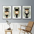 thumbnail image 5 of Greek Vases I - Framed Premium Gallery Wrapped Canvas L Frame 3 Piece Set - Ready to Hang, 5 of 9