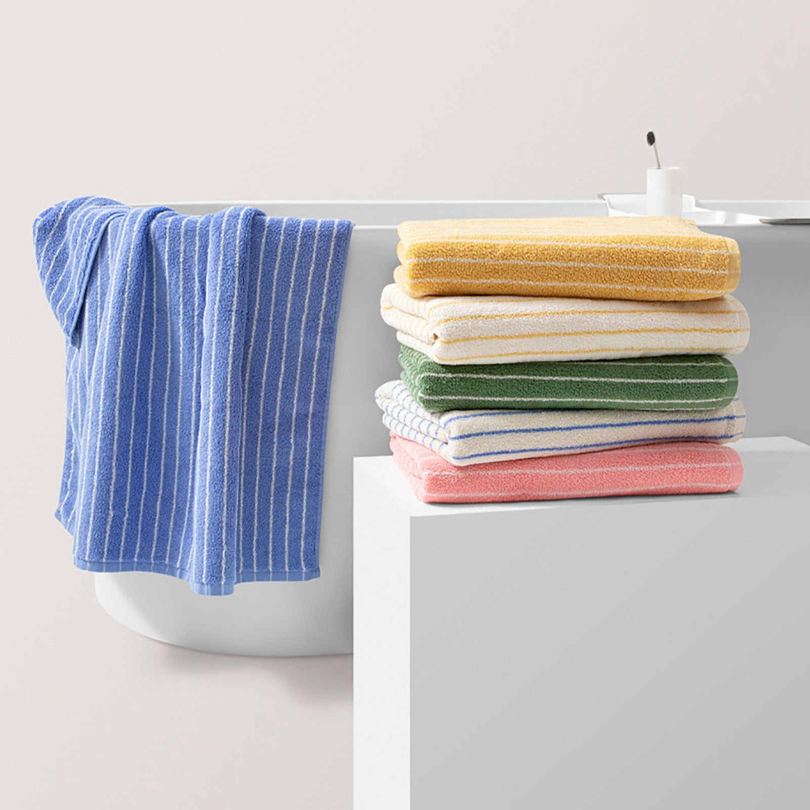 Large Bath Towels 100% Cotton Super Soft and Highly Absorbent, Quick Dry Lightweight Towels for Bathroom, Home, Gym, and Spa, Extra Large Bath Sheet, Gentle on Skin