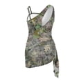 thumbnail image 5 of POLERO Girls' Woodland Camo One-Piece Swimsuit with Mesh Cover Up Skirt - Quick Dry, Adjustable Straps, UPF Sun Protection for Beach & Pool Days (7-18 Years), 5 of 10