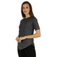 thumbnail image 3 of Inkmeso Regular Fit Solid Round NeckTop For Womens Casual Short Sleeves Soft Tee Tops, 3 of 6